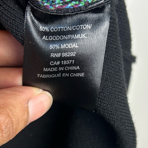 TIBI Xs Geometric Pattern Long Sleeve Sweater Dress Women Old Money Modal cotton - Picture 10 of 15